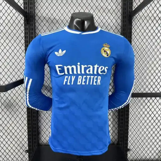 Real Madrid Manches Longues Version Joueur Exterieur 2025/2026