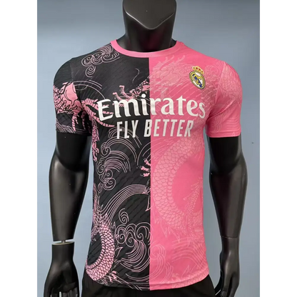 Real Madrid Rose/Noir Dragon Version Joueur 2025/2026