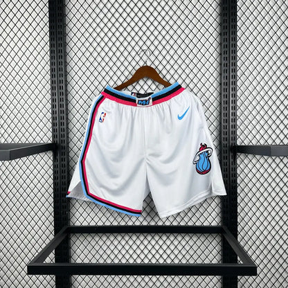 Short Miami Heat Blanc