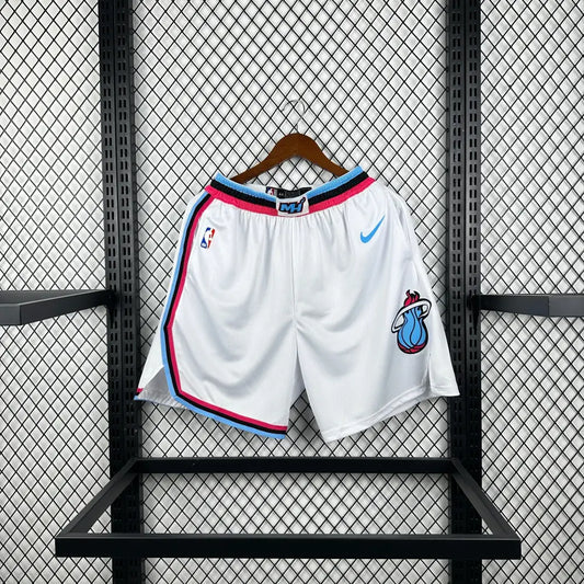 Short Miami Heat Blanc
