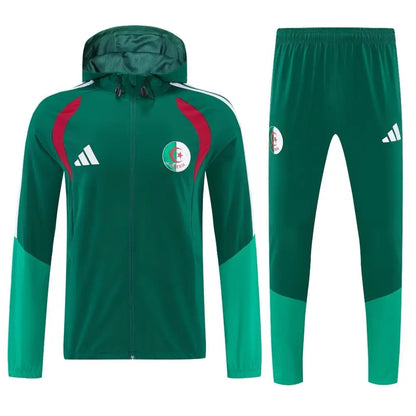 Survêtement A Capuche Coupe-Vent Algérie Vert 2026
