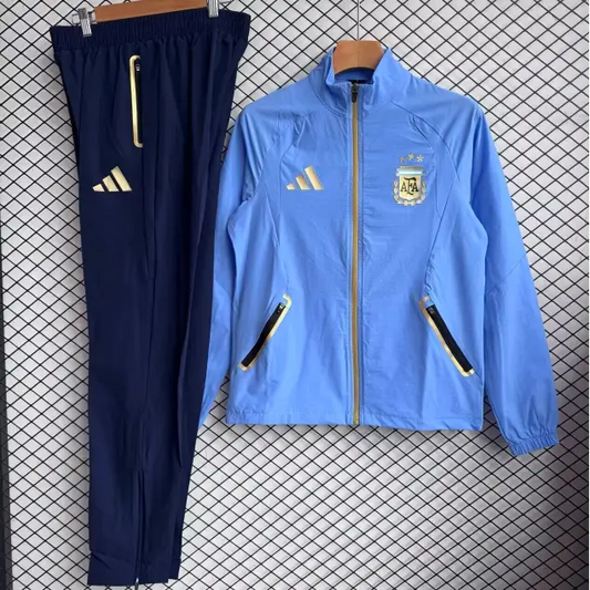 Survêtement Coupe-Vent Argentine Bleu Clair 2026