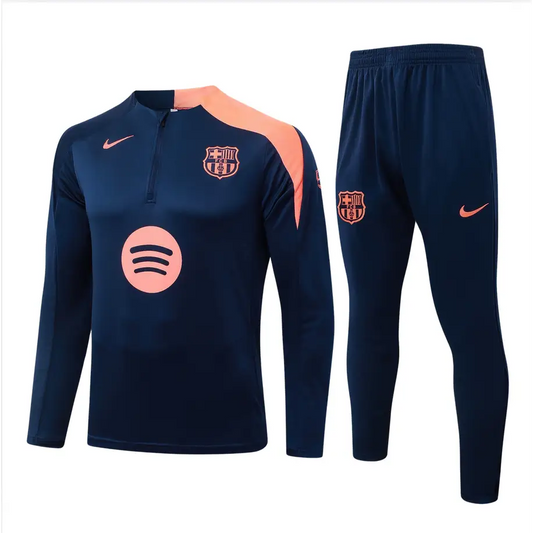 Survêtement Enfant FC Barcelone Bleu Marine 2025/2026