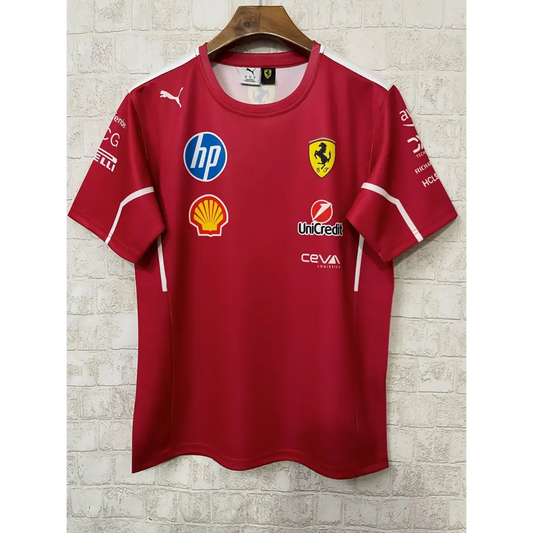T shirt ferrari F1 rouge