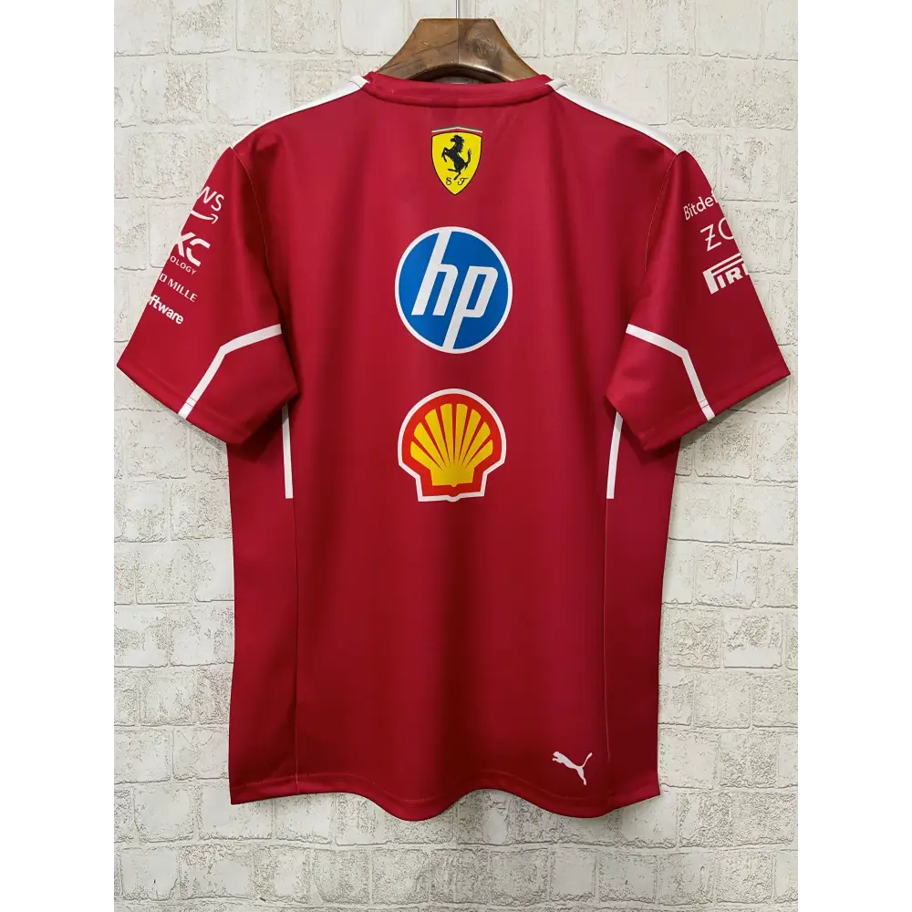 T shirt ferrari F1 rouge
