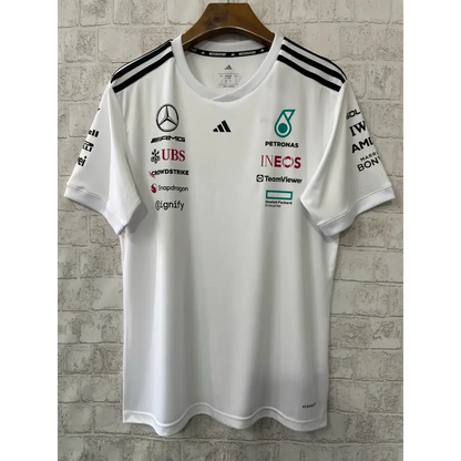 T shirt mercedes blanc