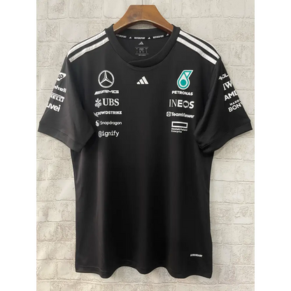 T shirt mercedes noir