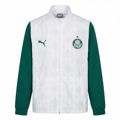 Veste Coupe-Vent Palmeiras Vert & Blanc 2026