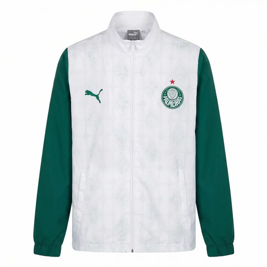 Veste Coupe-Vent Palmeiras Vert & Blanc 2026